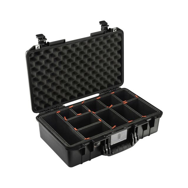 Air Case Pelican 1525AIR Negro Con Trekpak Estuche De Alta Resistencia