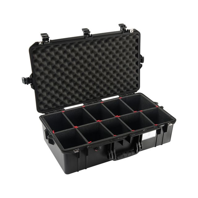 Air Case Pelican 1605AIR Negro Con Trekpak Estuche De Alta Resistencia