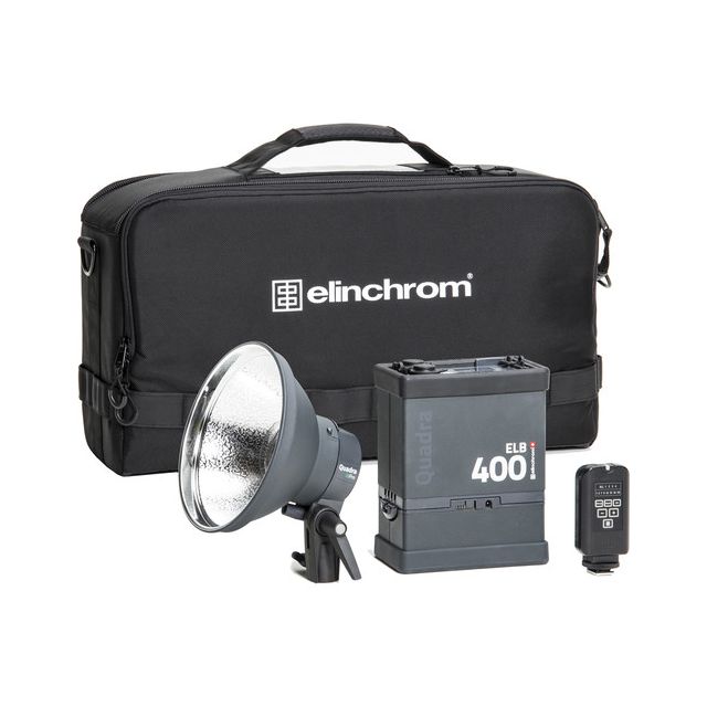 Generador Quadra Elinchrom ELB 400 1 Cabeza Kit Para Llevar 10419.1