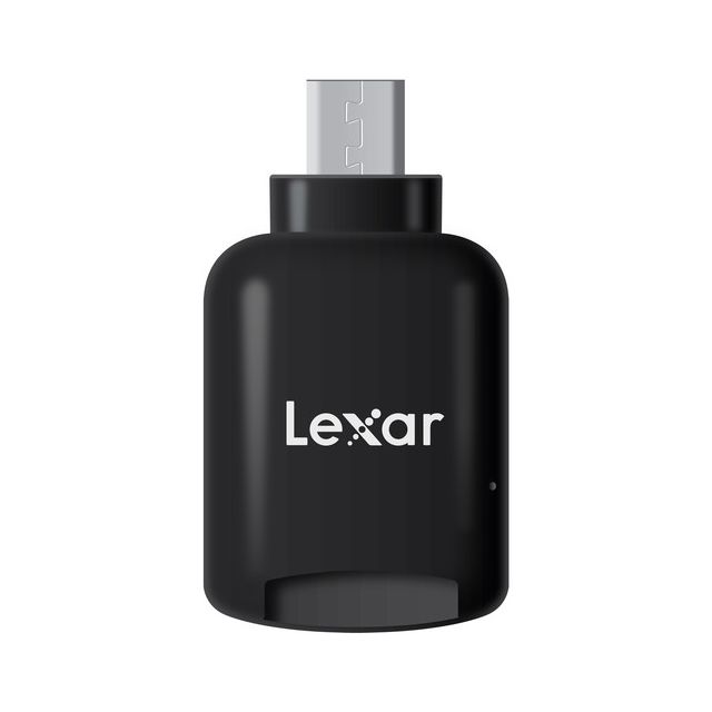 Lector Micro SD Lexar M1 con conector micro USB para uso con smartphones y tablets compatibles