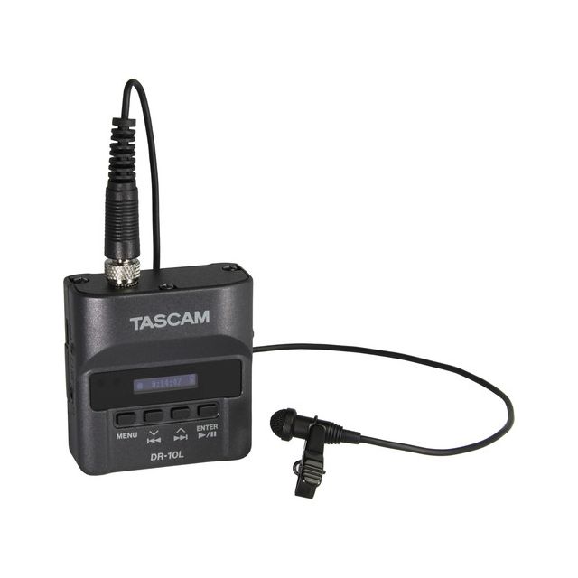 Grabadora Tascam DR-10L Portatil Con Microfono Lavalier Incluido