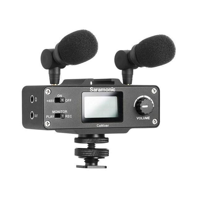 CaMixer Saramonic Kit Amplificador Con Micrófono De Audio Para DSLR