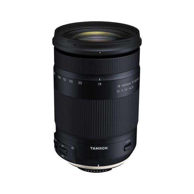 Lente Tamron 18-400mm F/3.5-6.3 Di-II VC HLD para Canon con Parasol