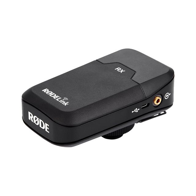 RODELINK RX-CAM - CAMERA MOUNT OR BELTPACK RECEIVER (SINGLE RETAIL PACK) WITH LOCKING 3.5MM TRS OUT