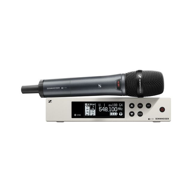 Sistema de micrófono inalámbrico de mano con MME 865 ew 100 G4-865-S-A1 para cantante o presentador