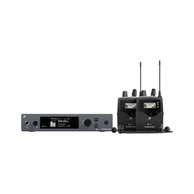 Kit sistema de monitoreo inalámbrico Sennheiser ew IEM G4-Twin