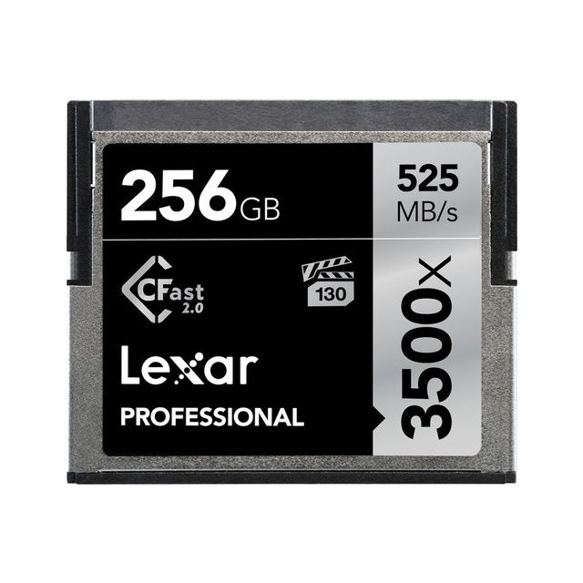Tarjeta De Memoria 256GB CFAST 3500X Professional 2.0 Lexar