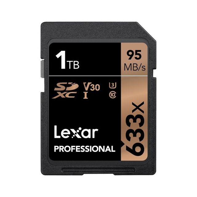 Lexar Professional 1TB 633x V30 SD 95 MB/s 45 MB/s