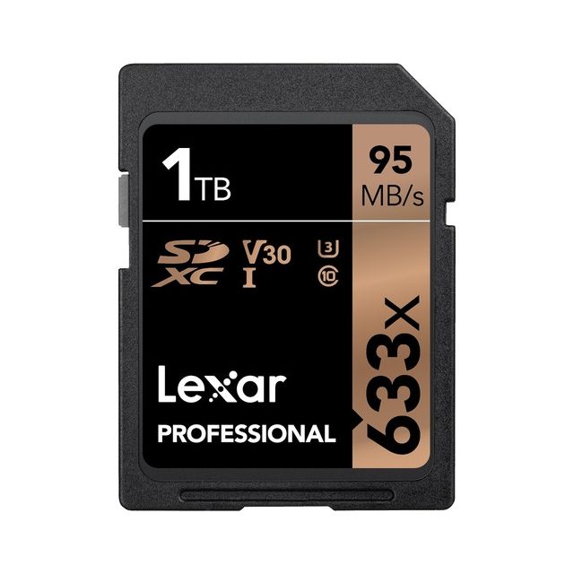 Lexar Professional 1TB 633x V30 SD 95 MB/s 45 MB/s