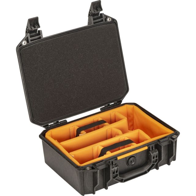 Estuche de alta resistencia Vault V200WD Negro con Divisiones