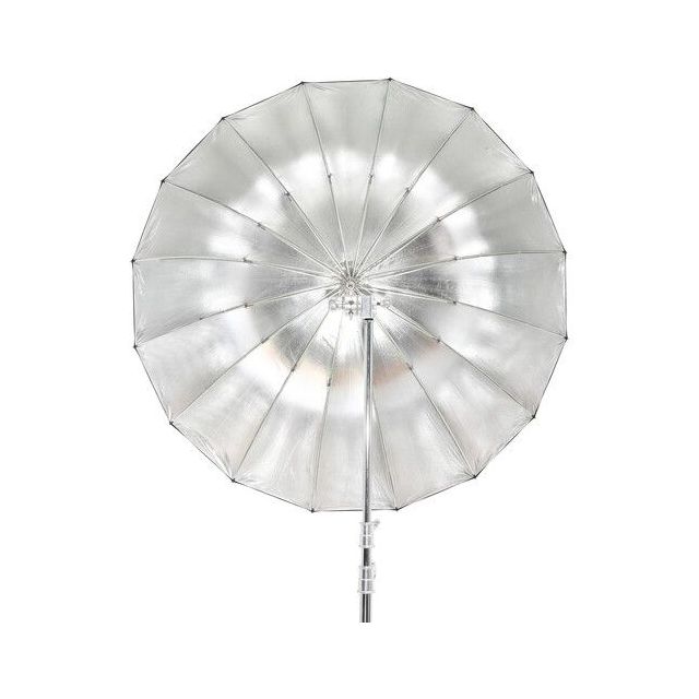 Sombrilla 130cm Negra/Plata UB-130S Parabólica Godox. para Estudio Fotográfico (NO INCLUYE TRIPIE)