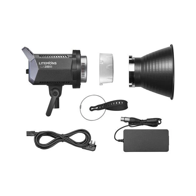 Lámpara LED Godox Litemons LE200Bi Bicolor - Negro