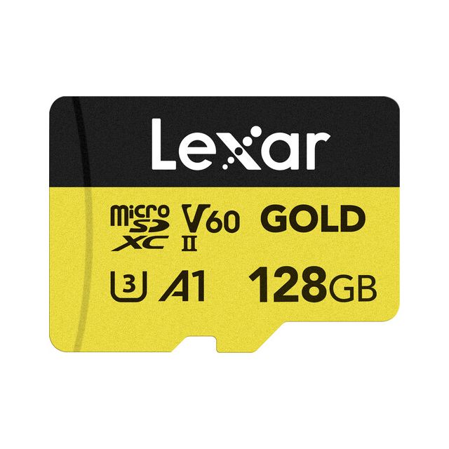 Memoria Lexar 128GB U3, V60, A1 (up to 280MB/s read, up to 100MB/s write)