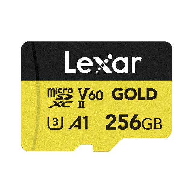 Memoria Lexar 256GB U3, V60, A1 (up to 280MB/s read, up to 180MB/s write)