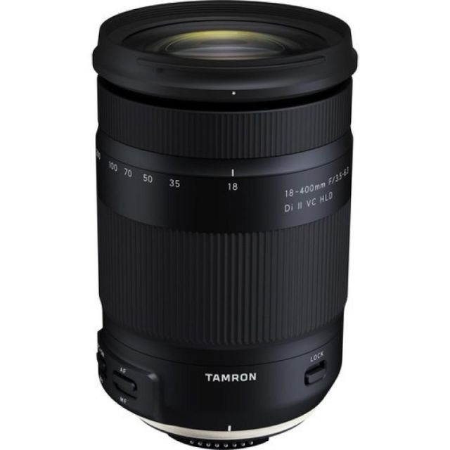 Lente Tamron 18-400mm F/3.5-6.3 DI II VC HLD Para Nikon APS-C Con Parasol