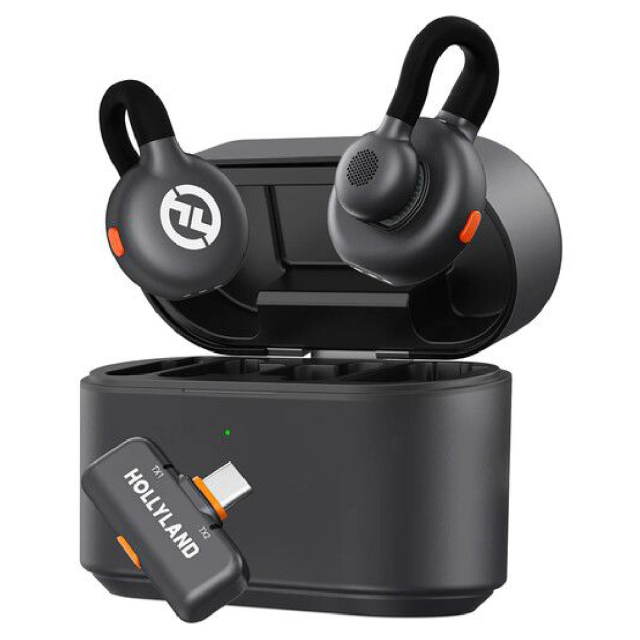 Micrófono Inalámbrico Hollyland LARK M2S con conector USB-C Kit con 2 Trasmisores