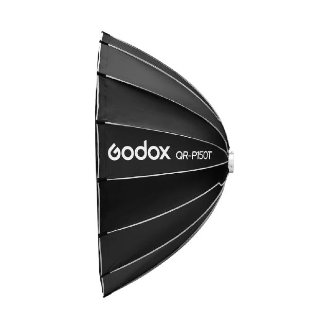 Softbox Parabólico Godox (QR-P150TG) con GRID de 150cm, de liberación rápida con montura Bowens.