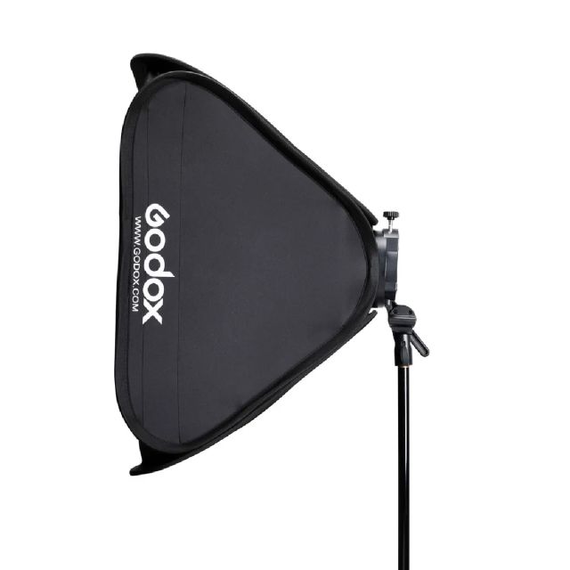 Softbox Handy Godox cuadrado 60x60cm, con adaptador Speedlights S2 y Flashes V1 plegable (SGUV6060)
