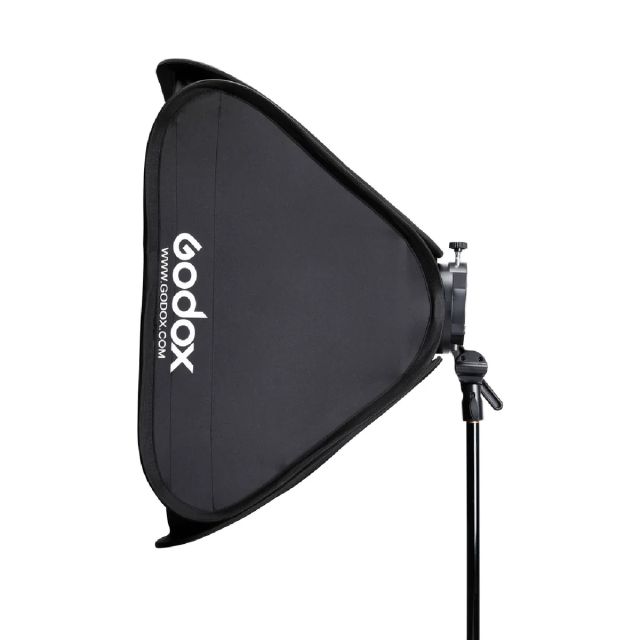 Softbox Handy Godox cuadrado 80x80cm, con adaptador Speedlights S2 y Flashes V1 plegable (SGUV8080)