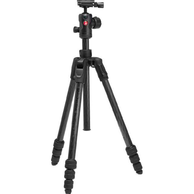 KIT DE TRIPIE MANFROTTO MKBFRTC4FBBH BEFREE ADV FB C/ CABEZA DE BOLA SEGUROS TWIST FIBRA DE CARBON