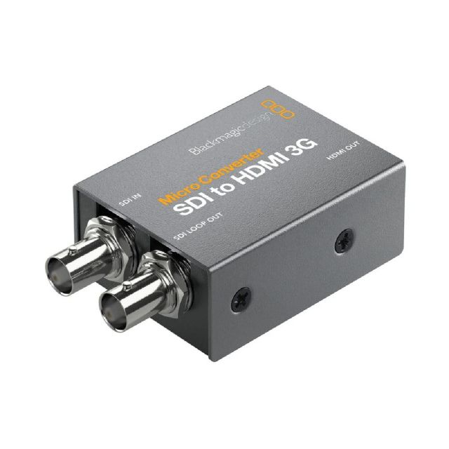 Micro Convertidor de Señal SDI a HDMI Blackmagic PSU 3G (CON FUENTE DE ALIMENTACIÓN) CONVCMIC/SH03G