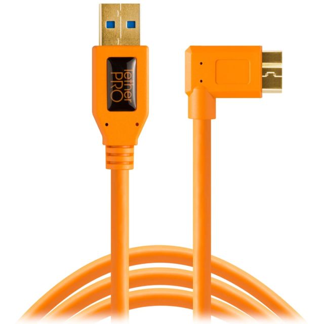 CABLE TETHERPRO USB 3.0 A MICRO-B RIGHT ANGLE
