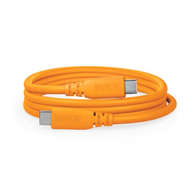 Cable de Alta Calidad RODE SC27 ORANGE  USB-C a USB-C Longitud de 2 mts
