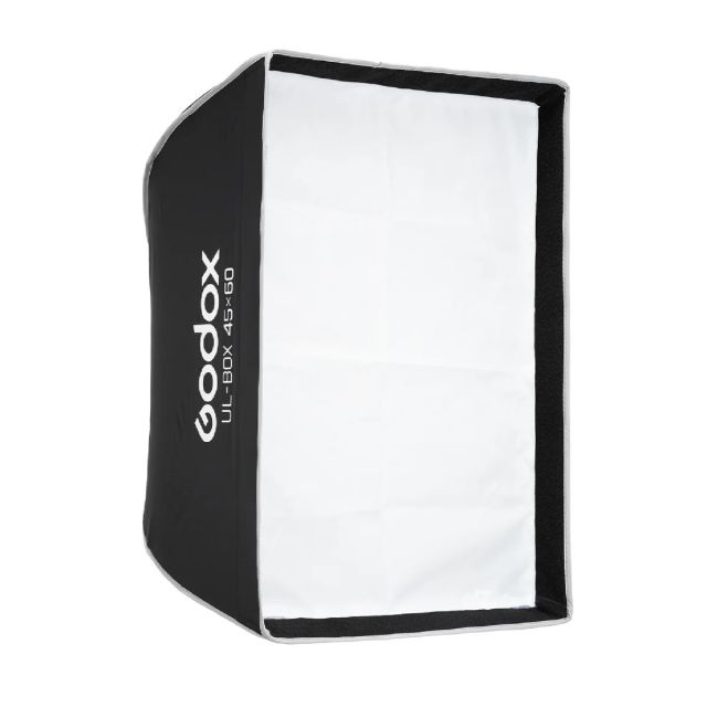 Softbox Rectangular Tipo Sombrilla Godox UL-BOX 45x60cm con Grid - Montura Bowens