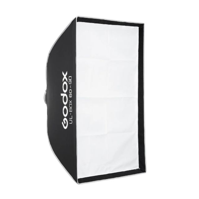 Softbox Rectangular Tipo Sombrilla Godox UL-BOX 60x90cm con Grid - Montura Bowens