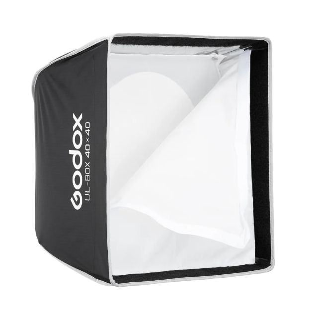 Softbox Cuadrado Godox Tipo Sombrilla  UL-BOX 40x40cm con Grid - Montura Bowens
