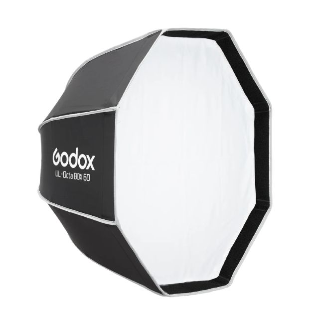 Softbox Octagonal Godox Tipo Sombrilla UL-BOX-OCTA-60cm con Grid - Montura Bowens