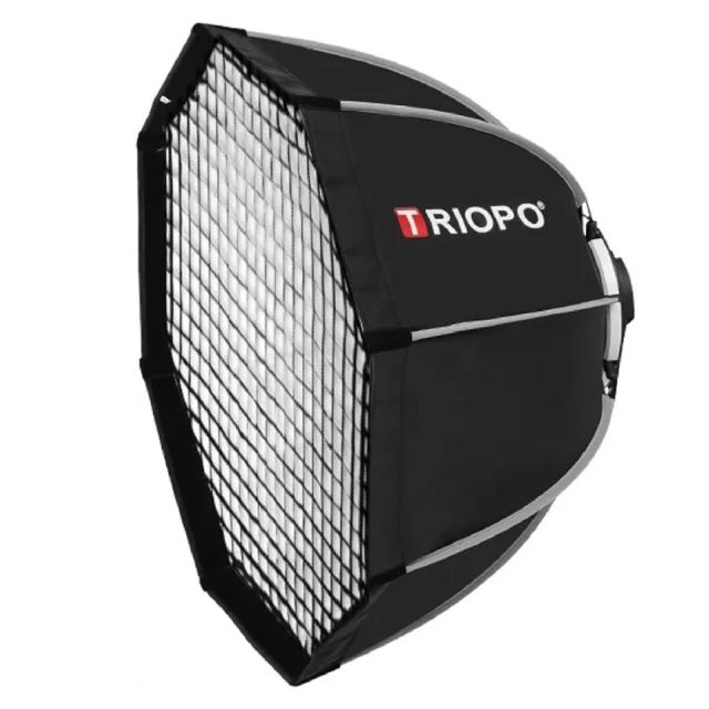 Caja Suavizadora de Luz Octabox Automatico Triopo  de 120cm Para Flash  C/Grid