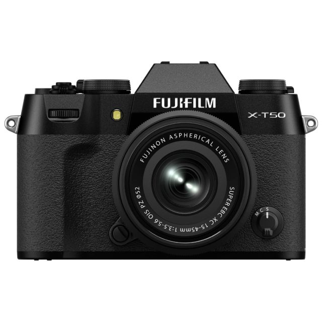 Cámara Fujifilm X-T50 Negra XF15-45mm
