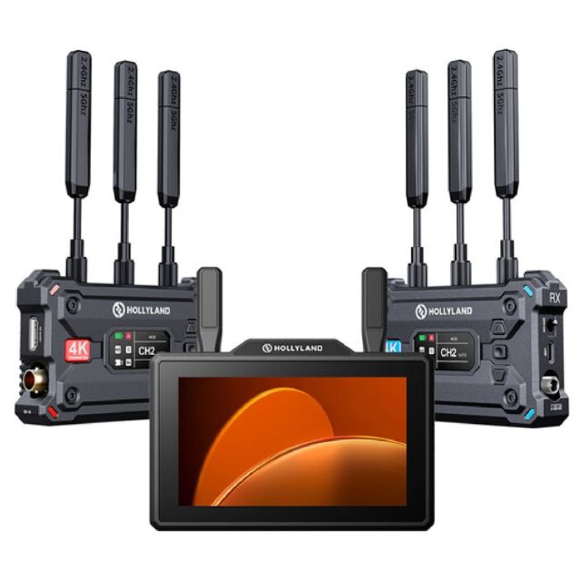 Hollyland Pyro 5 Video Kit, Pyro 5 Pyro S 4K, Kit de Monitoreo y Transmisión de Video