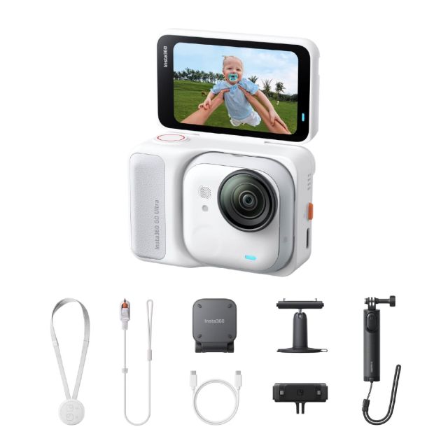 Cámara de Acción Insta360 GO Ultra Creator Bundle Blanca