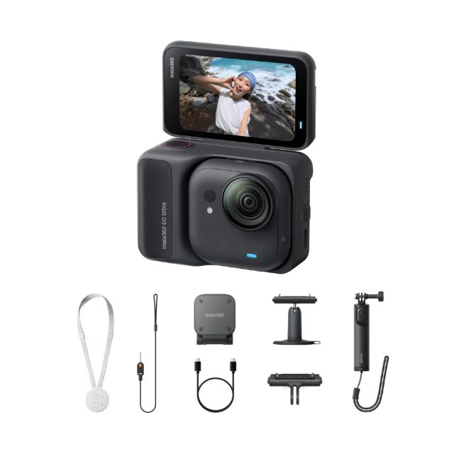 Cámara de Acción Insta360 GO Ultra Creator Bundle Black