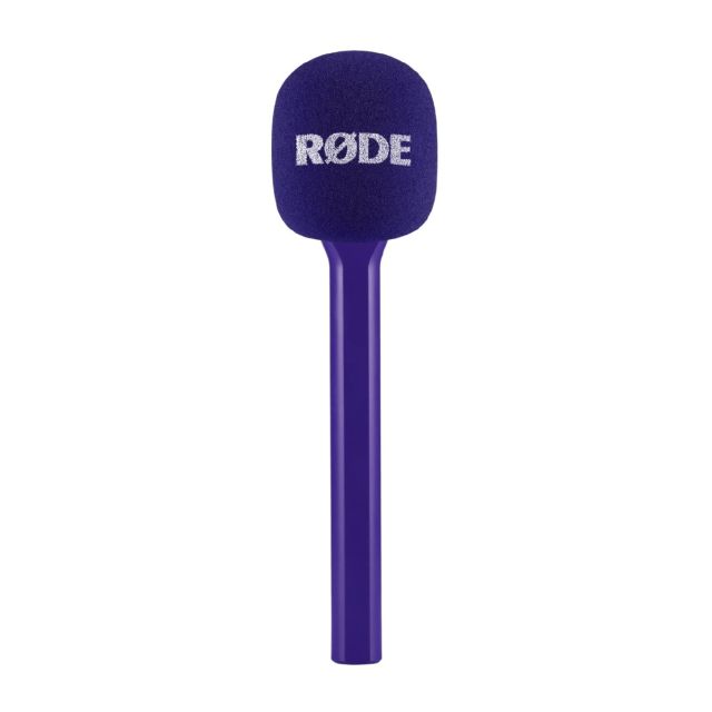 Adaptador de Mano RODE para Wireless GO Purple. Interview GO Purple Handle and pop filter attachmen