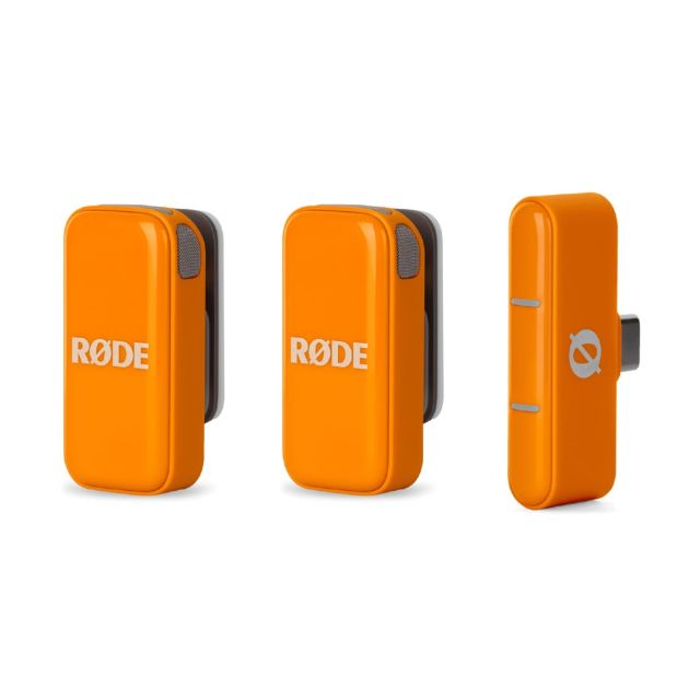 Micrófono Wireless Micro Orange Inalámbrico Ultra-Compacto. Wireless Micro (USB-C, Orange)