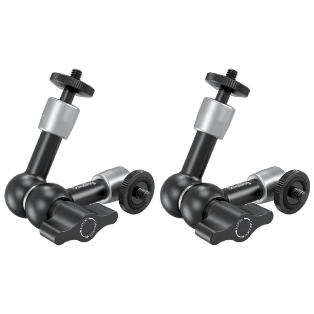 Brazo Mágico SmallRig 5316 de 5.5" con Tornillo de Rosca de 1/4"- 20 en Cada Extremo (2 Piezas)