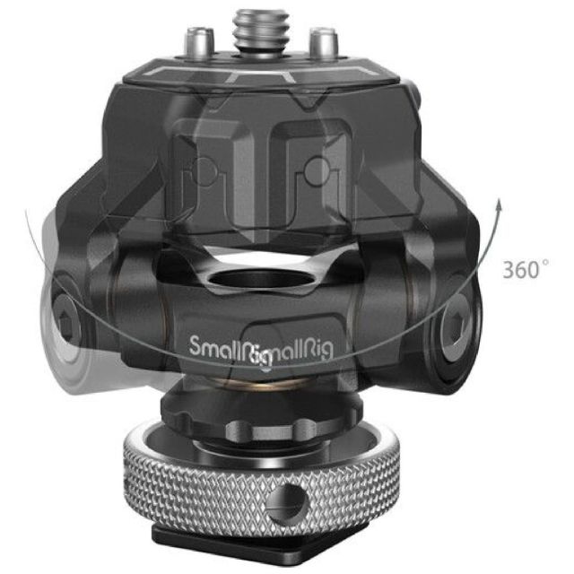 Soporte para Monitor Drop-in HawkLock mini Quick Release SmallRig 3514C con Adaptador de Zapata Fría