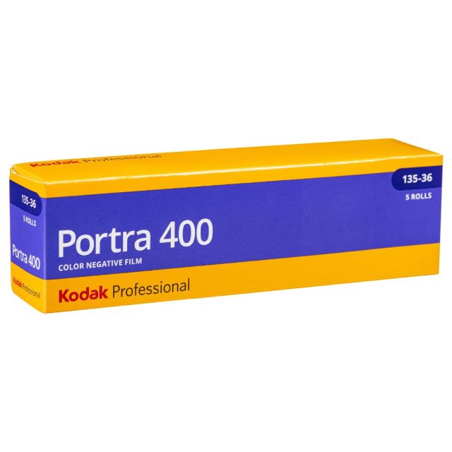 Pelicula Kodak PORTRA 400 135-36 5 rollos