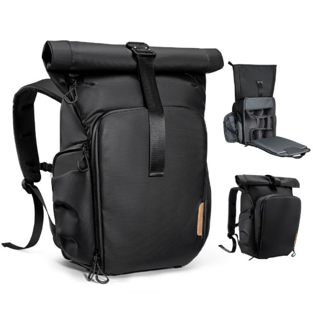 Mochila K&F Concept Back Pack Nature Wander 11 Cap. 20L. Color Negro (KF13.173)