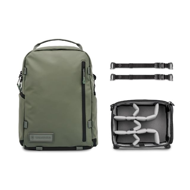 Backpack WANDRD PRVKE ZIP 21Wasatch Green Photo Bundle V1