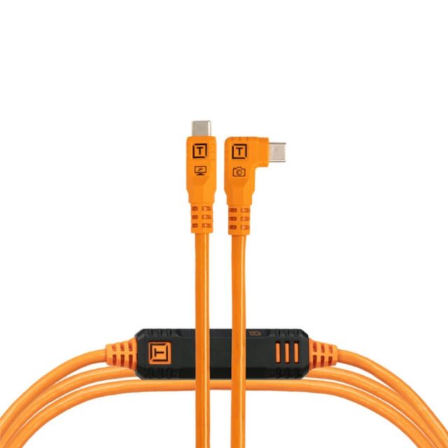 Cable Tether Tools TetherPro Optima 10G USB-C Right Angle 1.8m - Naranja (CUC06RTG2B-ORG)