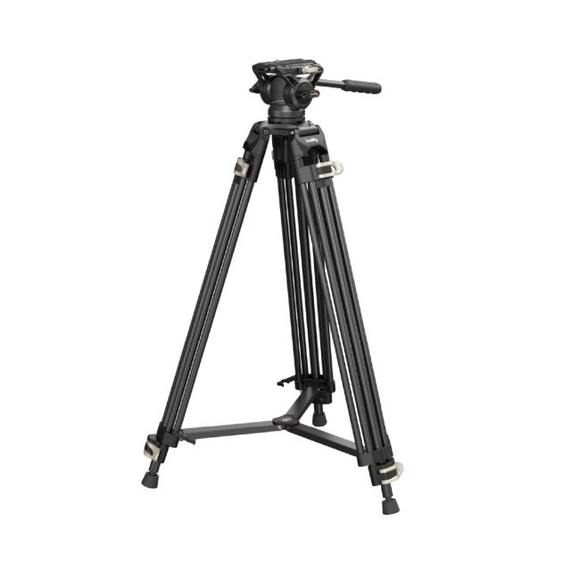 Tripie AD-01 SmallRig 3751B de Uso Rudo con Cabezal Fluido