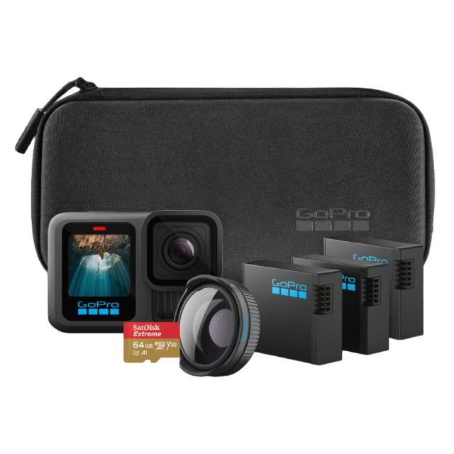 Cámara GoPro Hero13 BLACK Bundle Macro + Batería