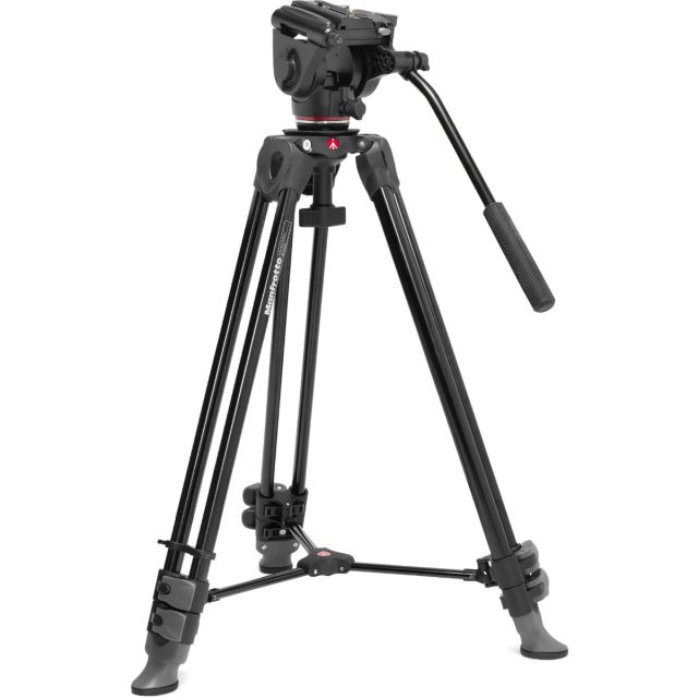 Tripie para Video MANFROTTO MVK500XAM Aluminio con Cabezal Fluido 500X (NEGRO)