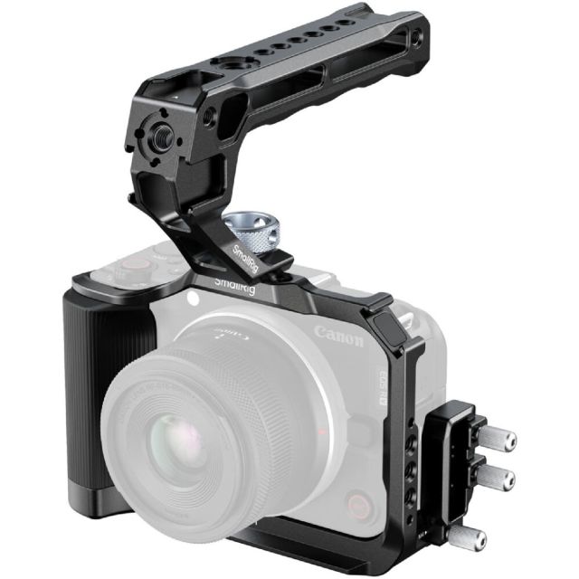 Jaula y Maneral Handheld Cage SmallRig 5766 Kit para Canon EOS R50 V (Black)