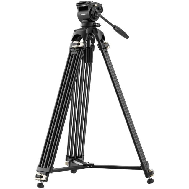 Tripie AD-01S SmallRig 4686 de Uso Rudo con Cabezal Fluido