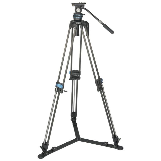 Kit de tripie de vídeo de media copa Sirui SQ75 de 75 mm con cabezal fluido S5X